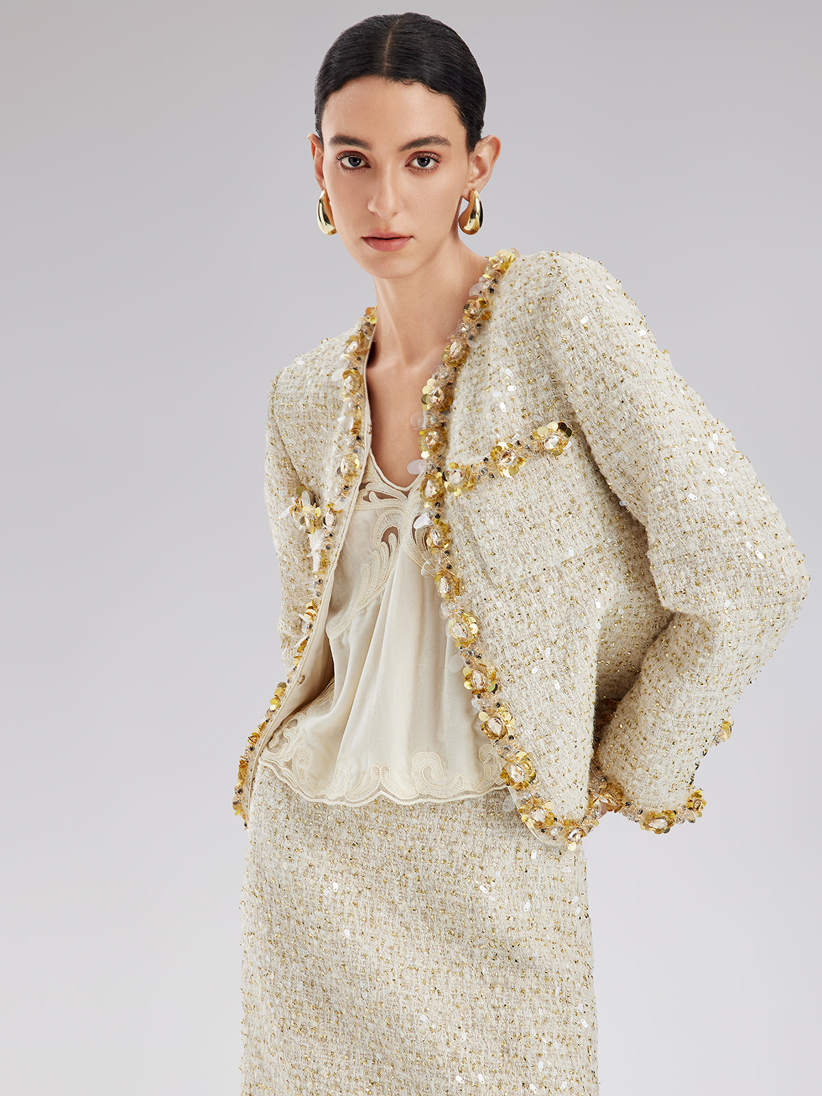Premium couture dress with intricate details