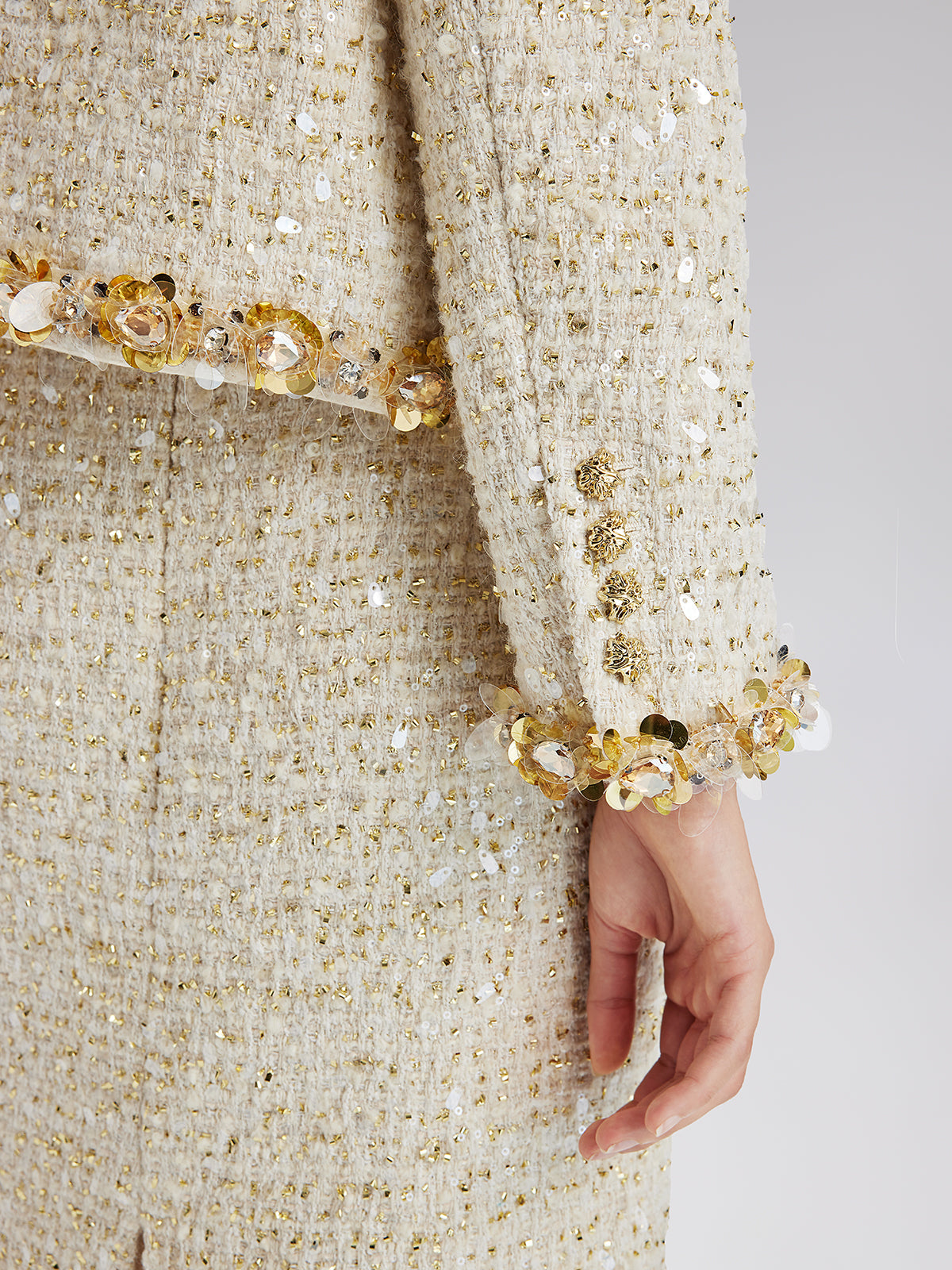 Modern garment with balanced proportions and refined finish