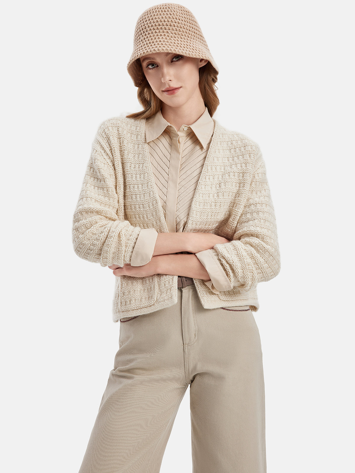 Soft V-Neck Knitted Cardigan