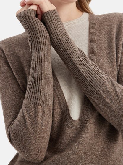 Two-in-One Cashmere Sweater