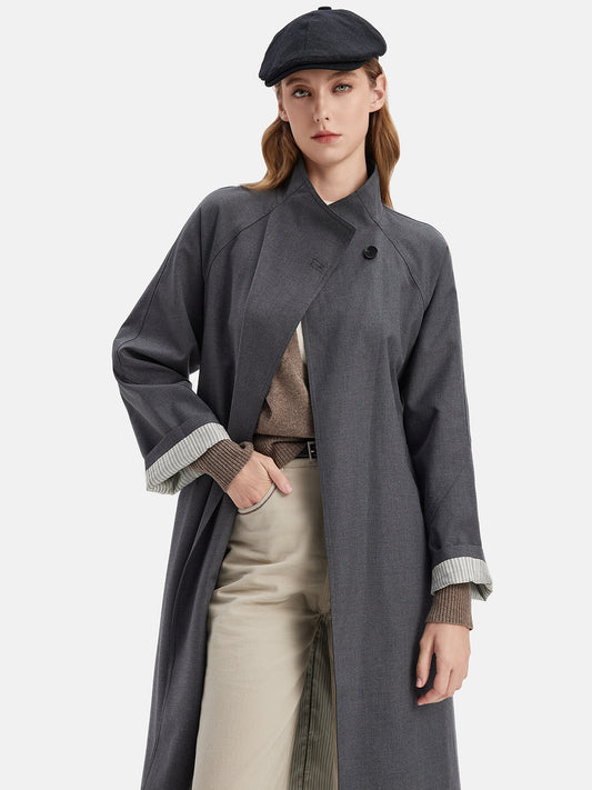 Minimalist Relaxed Trench Coat