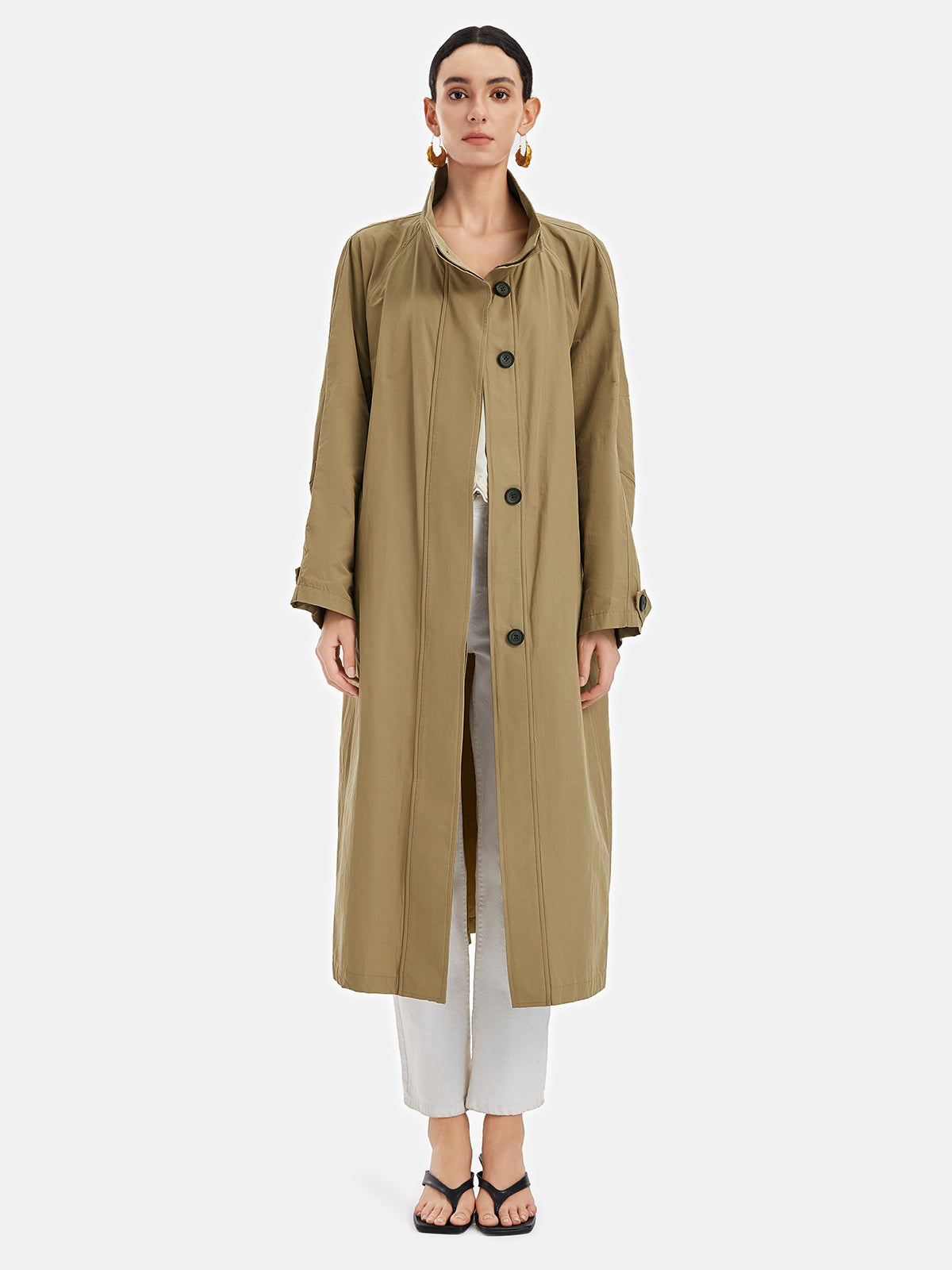 Chic British Long Trench Coat