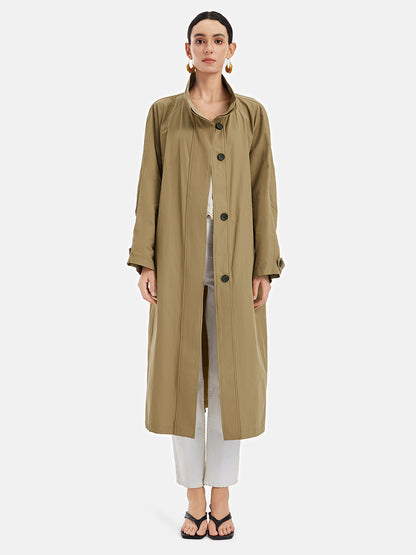 Chic British Long Trench Coat