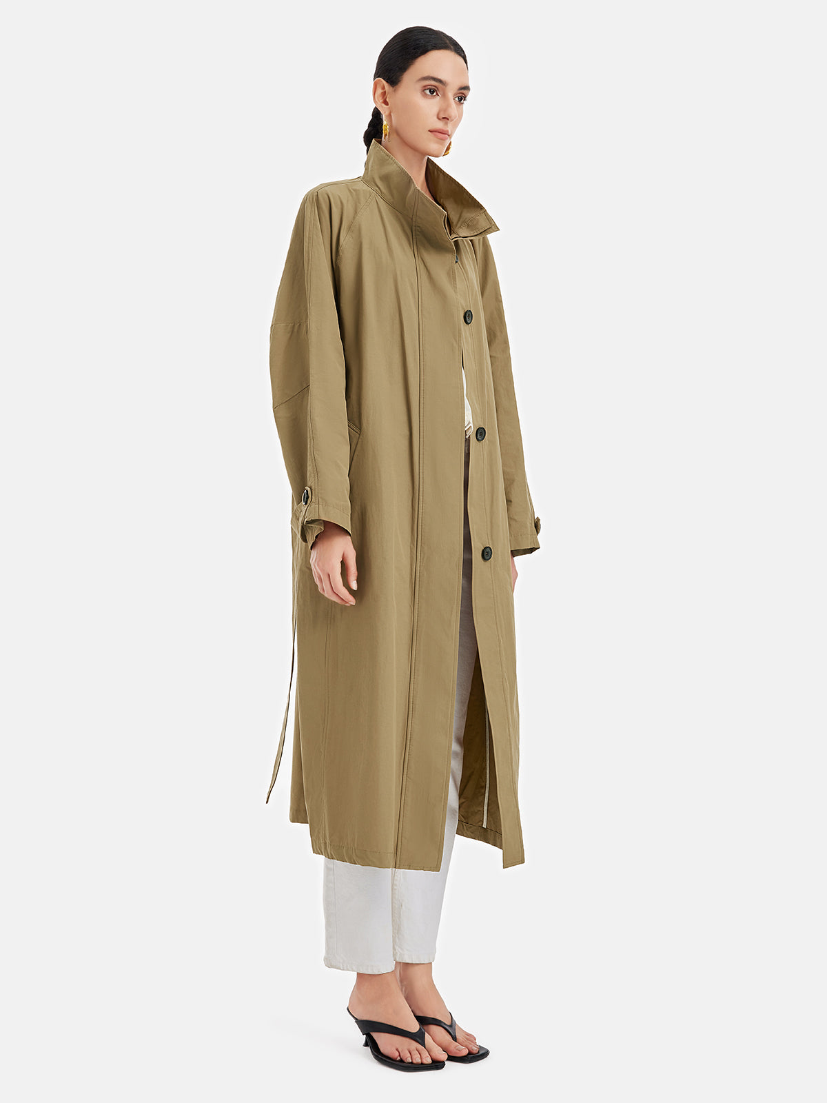 Chic British Long Trench Coat