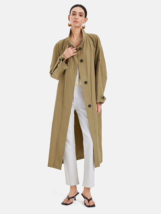 Chic British Long Trench Coat