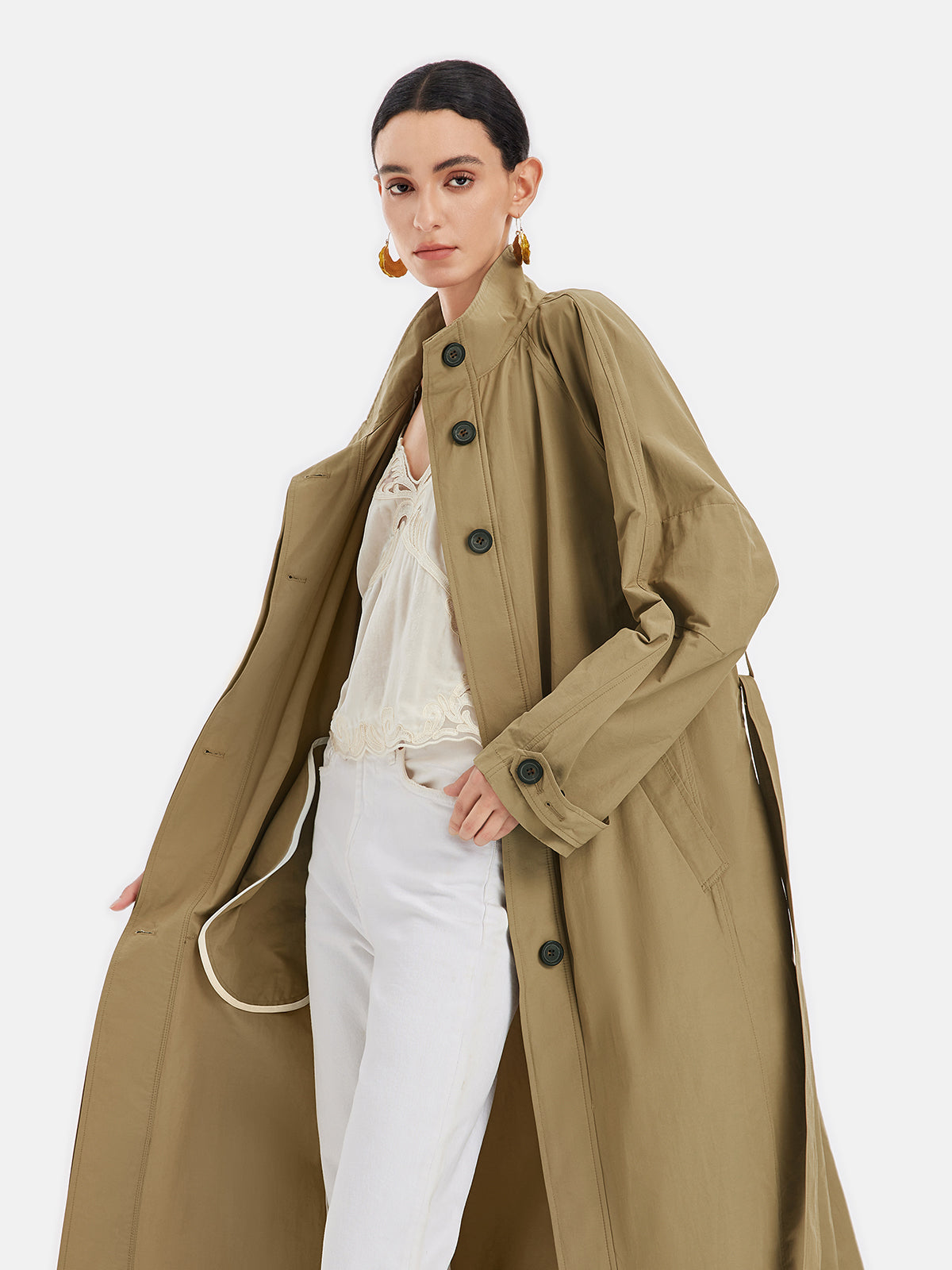 Chic British Long Trench Coat