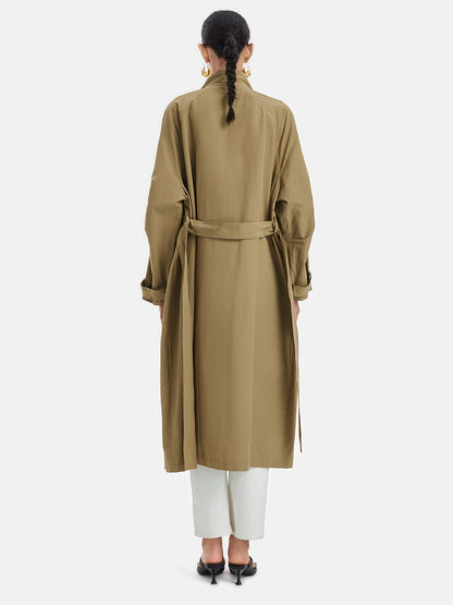 Chic British Long Trench Coat