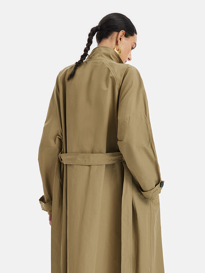 Chic British Long Trench Coat