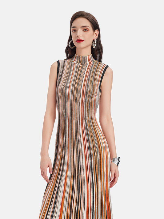 Striped Slimming Dress