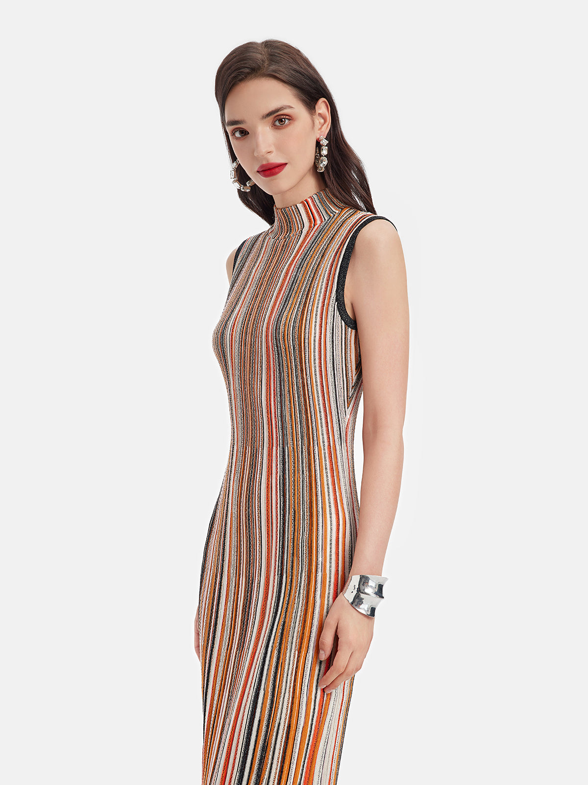 Striped Slimming Dress