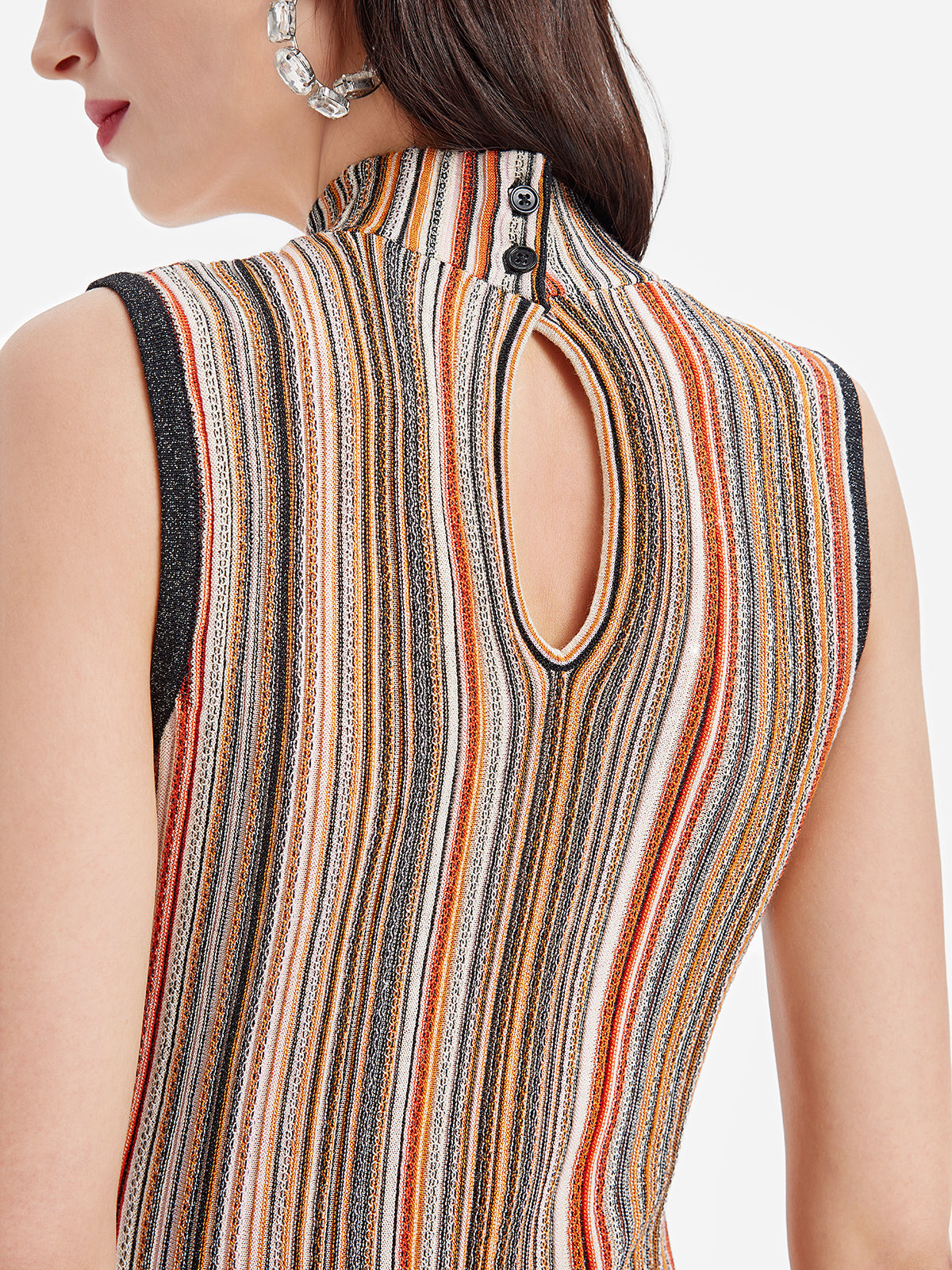 Striped Slimming Dress