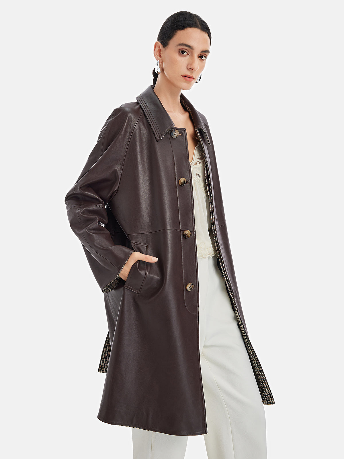 Reversible Lambskin Coat