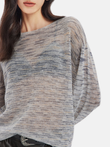 Artistic Ombre Mohair Pullover