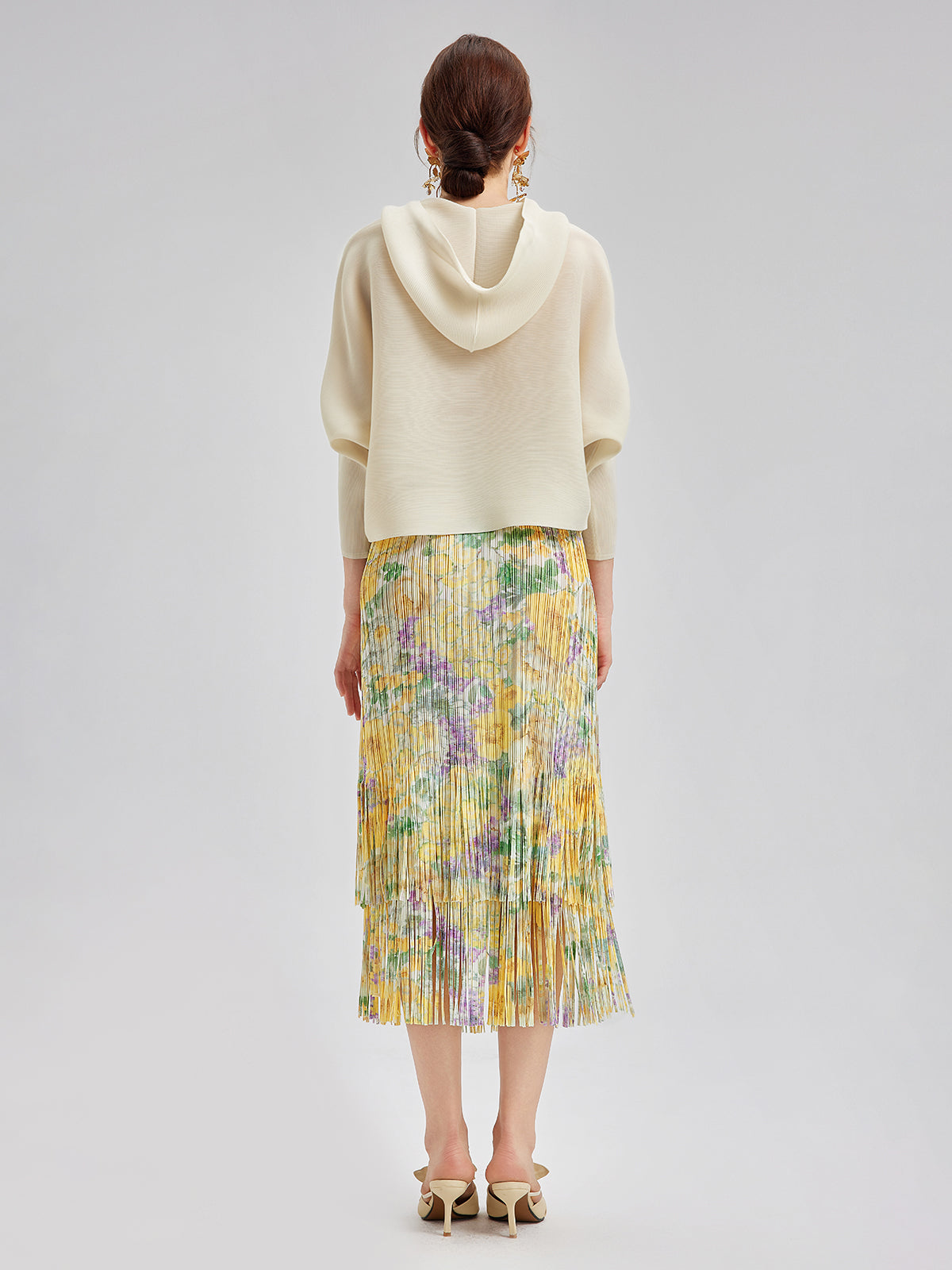 Final Sale | Pleated Hooded Casual Top