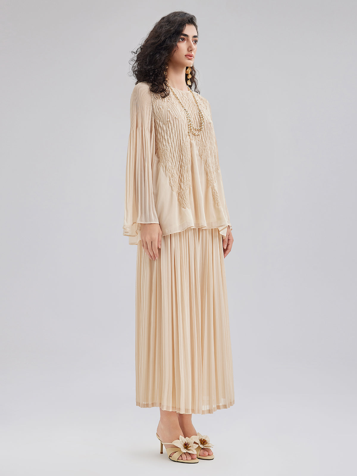 Final Sale | Luxe Pleated Elegant Relaxed Elasticed Pants