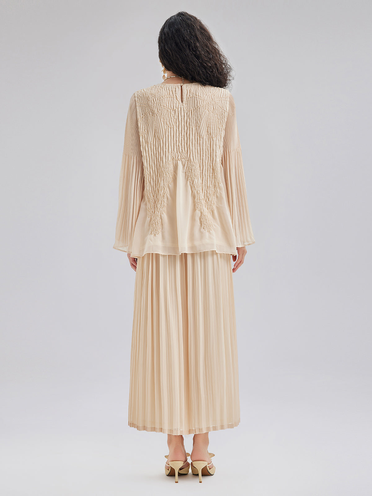Final Sale | Luxe Pleated Elegant Relaxed Elasticed Pants