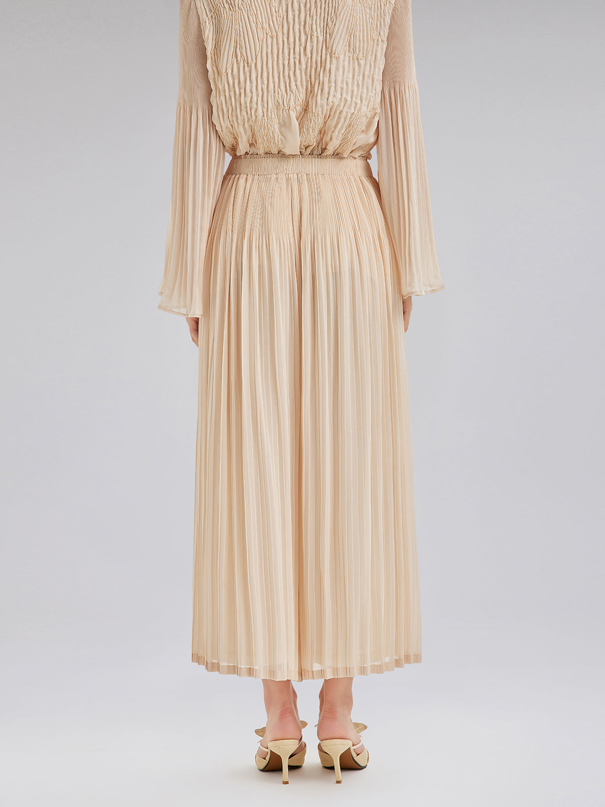 Final Sale | Luxe Pleated Elegant Relaxed Elasticed Pants