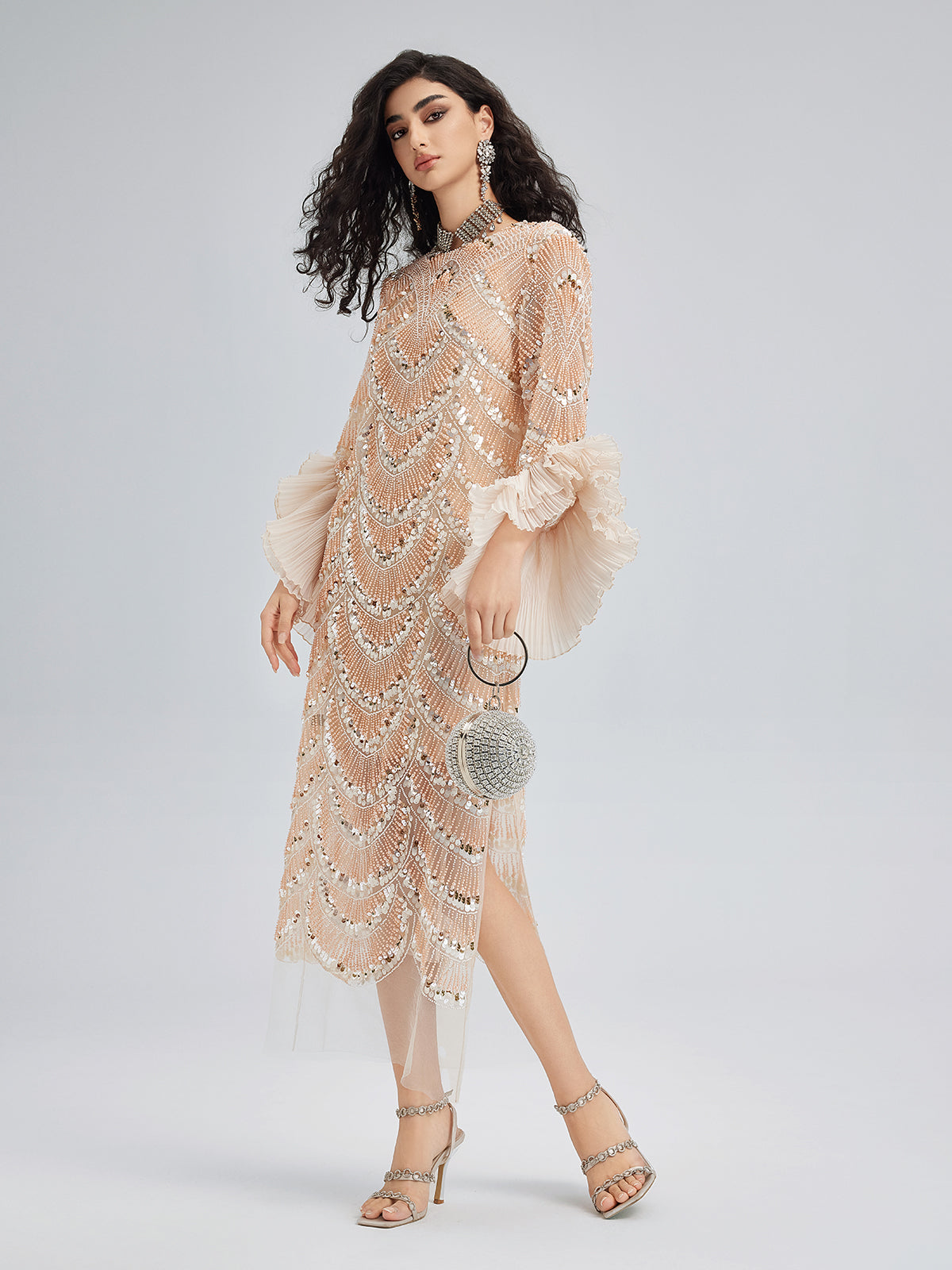 Final Sale | Custom Beaded Embroidered Gown