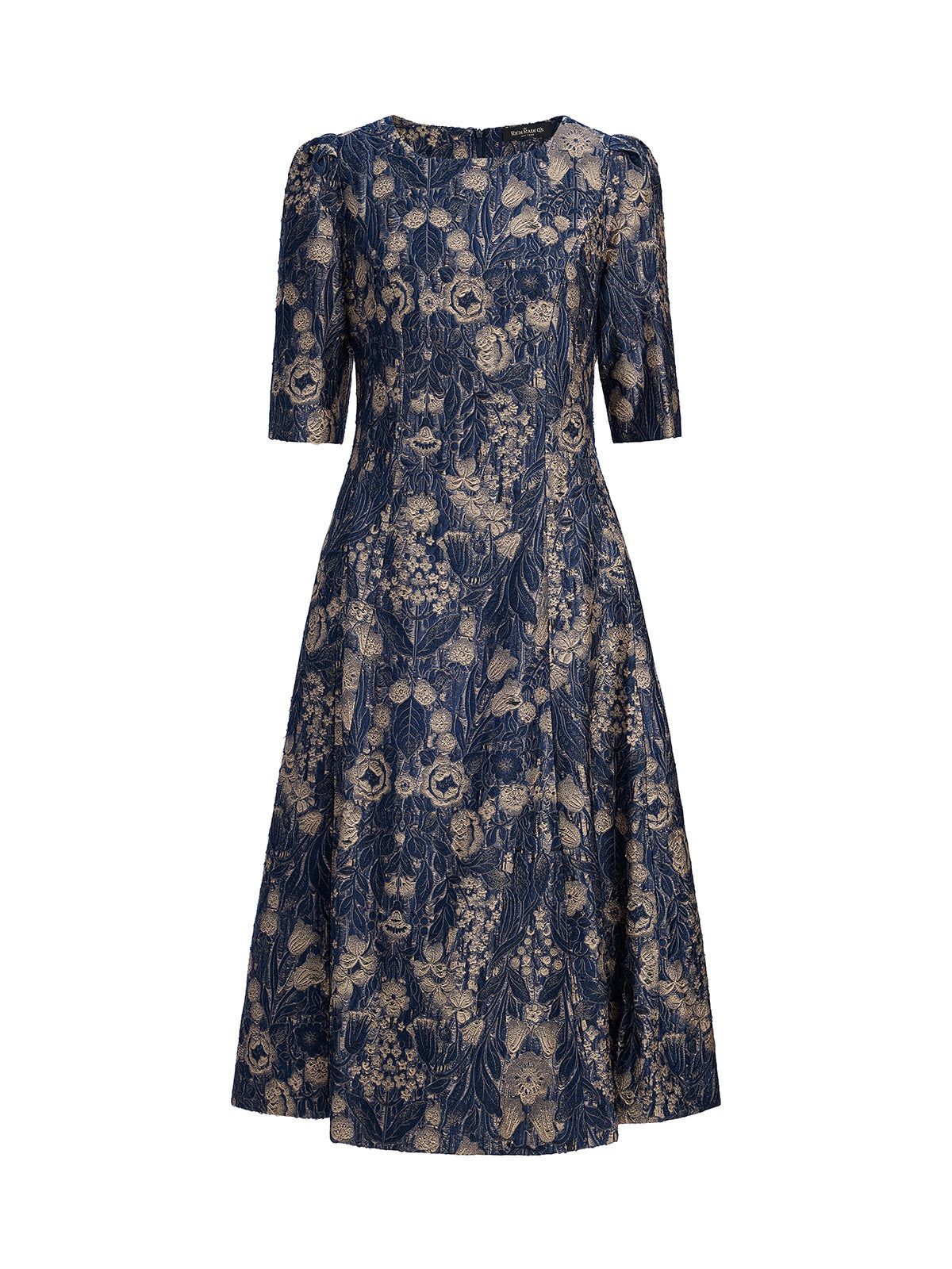 Burnout Cutwork Floral Artistic Dress