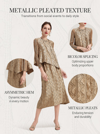 Custom Pleated Texture Set