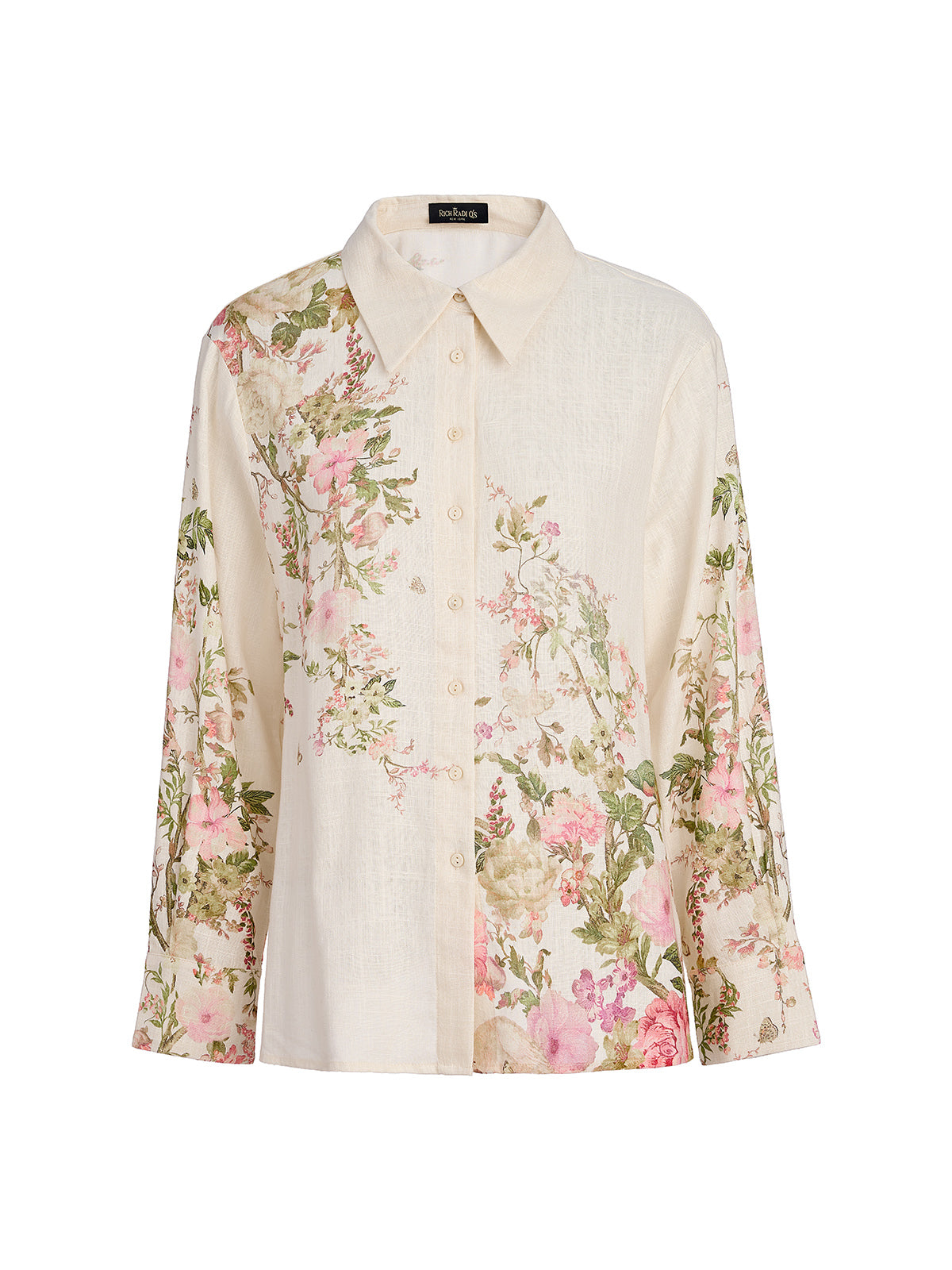 Cotton Linen Printed Breathable Shirt