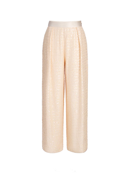 Court-Inspired Beaded Trousers