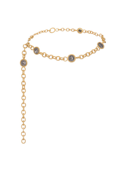 Vintage Coin Detail Waist Chain